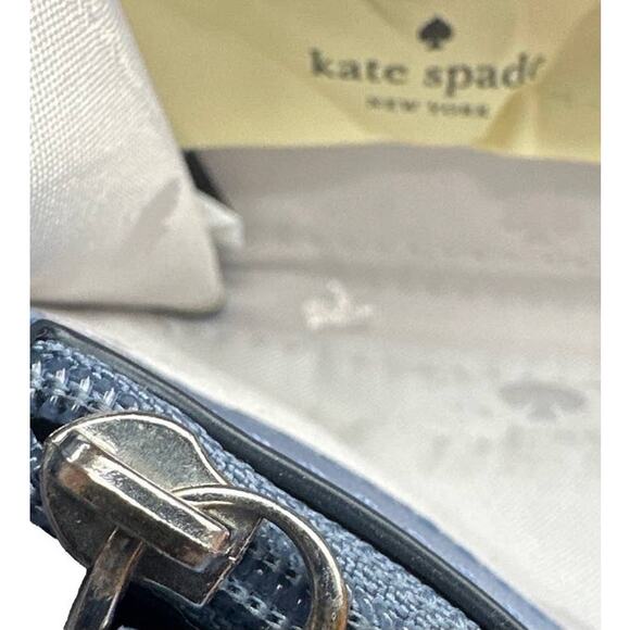 KATE SPADE New York Blue and light Blue Cameron LG Zip Around Wallet - Picture 7 of 10